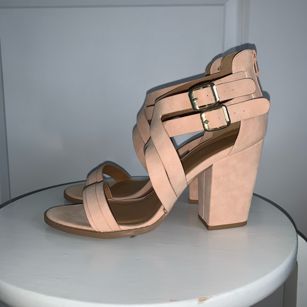 Strappy Nude Heels